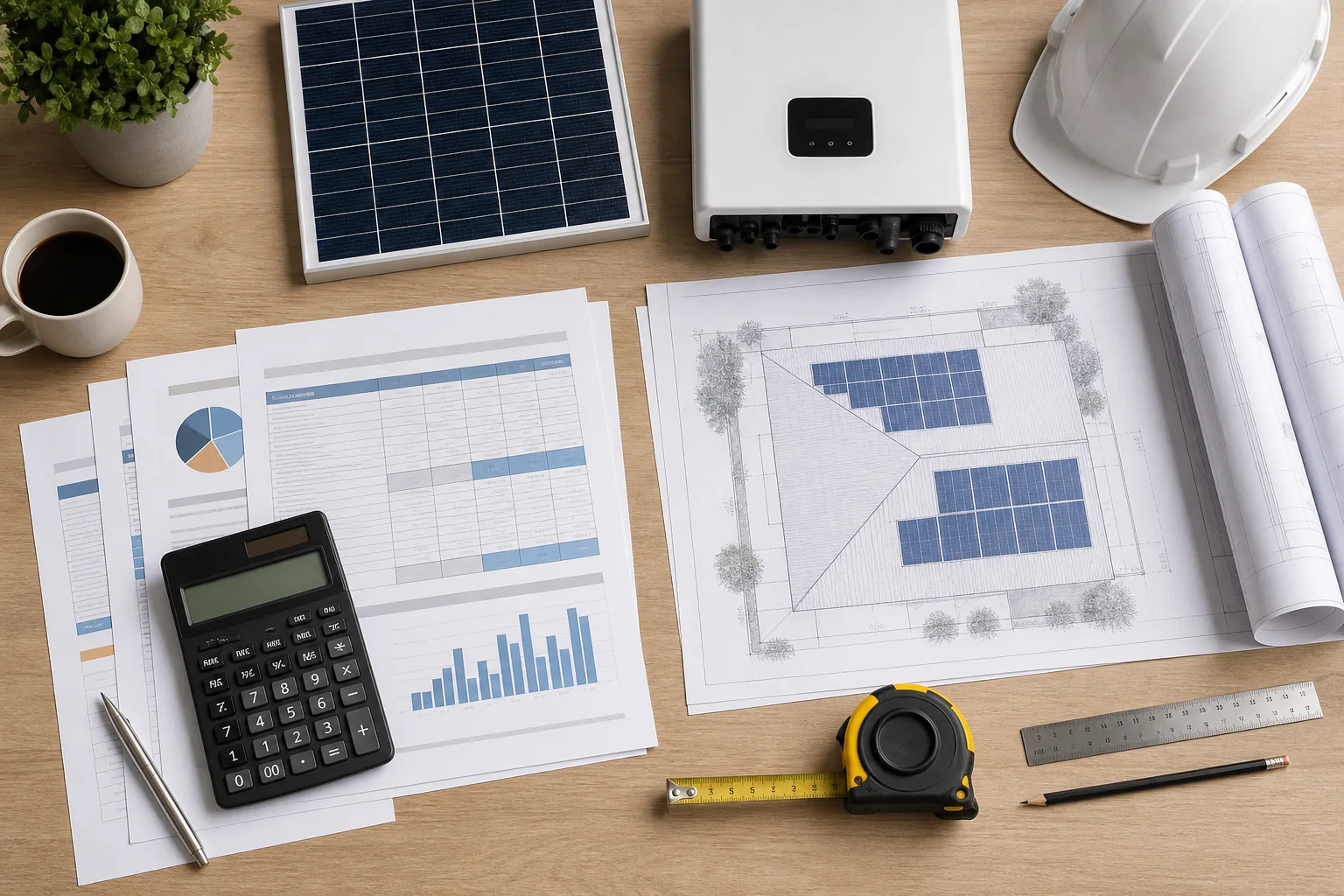 Documents techniques utilisés pour chiffrer un projet solaire