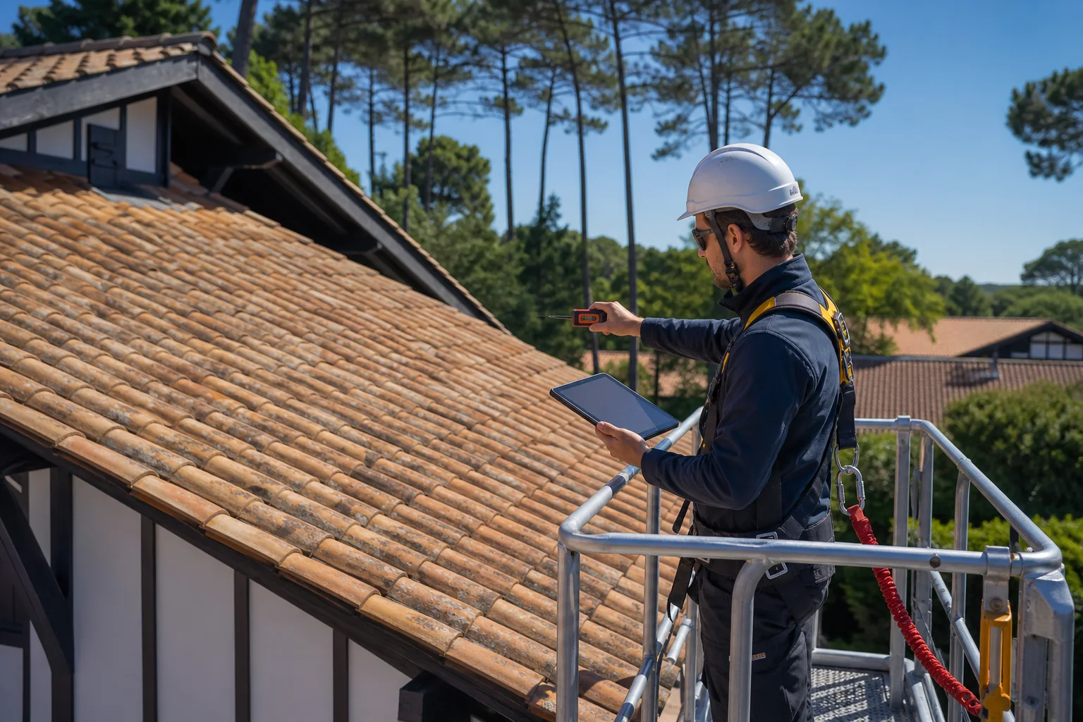 Diagnostic sécurisé d’une toiture landaise avant pose solaire